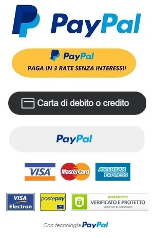 METODI DI PAGAMENTO SUPPORTATI